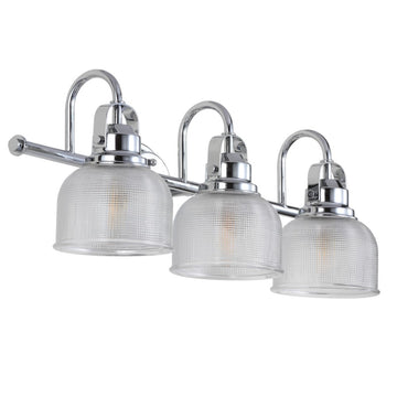 Virginia Metal/Glass LED Vanity Light - JONATHAN Y